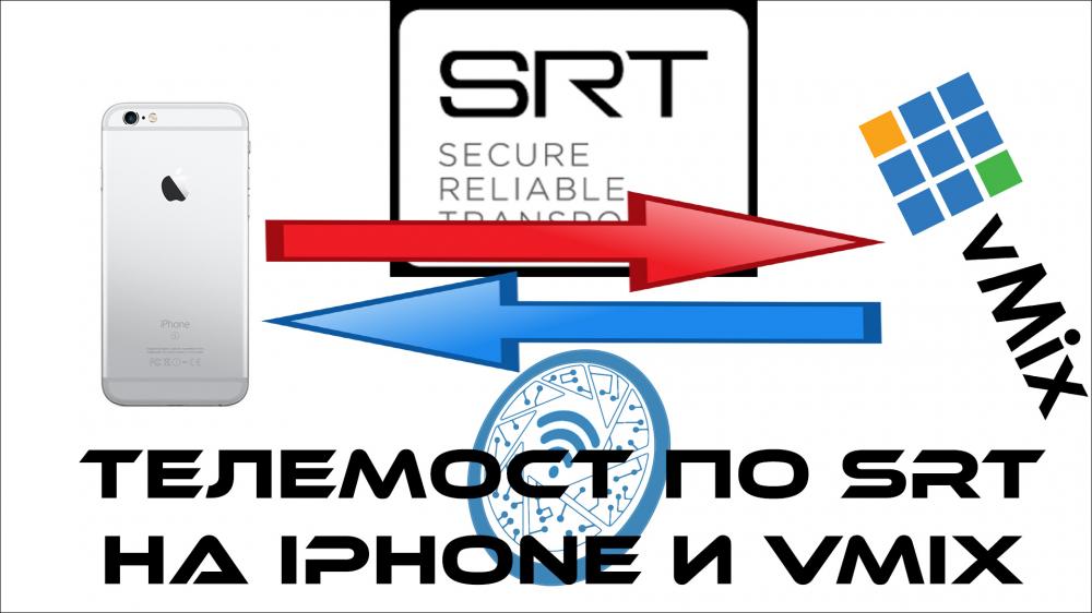 Телемост с обратной связью на iPhone с помощью SRT