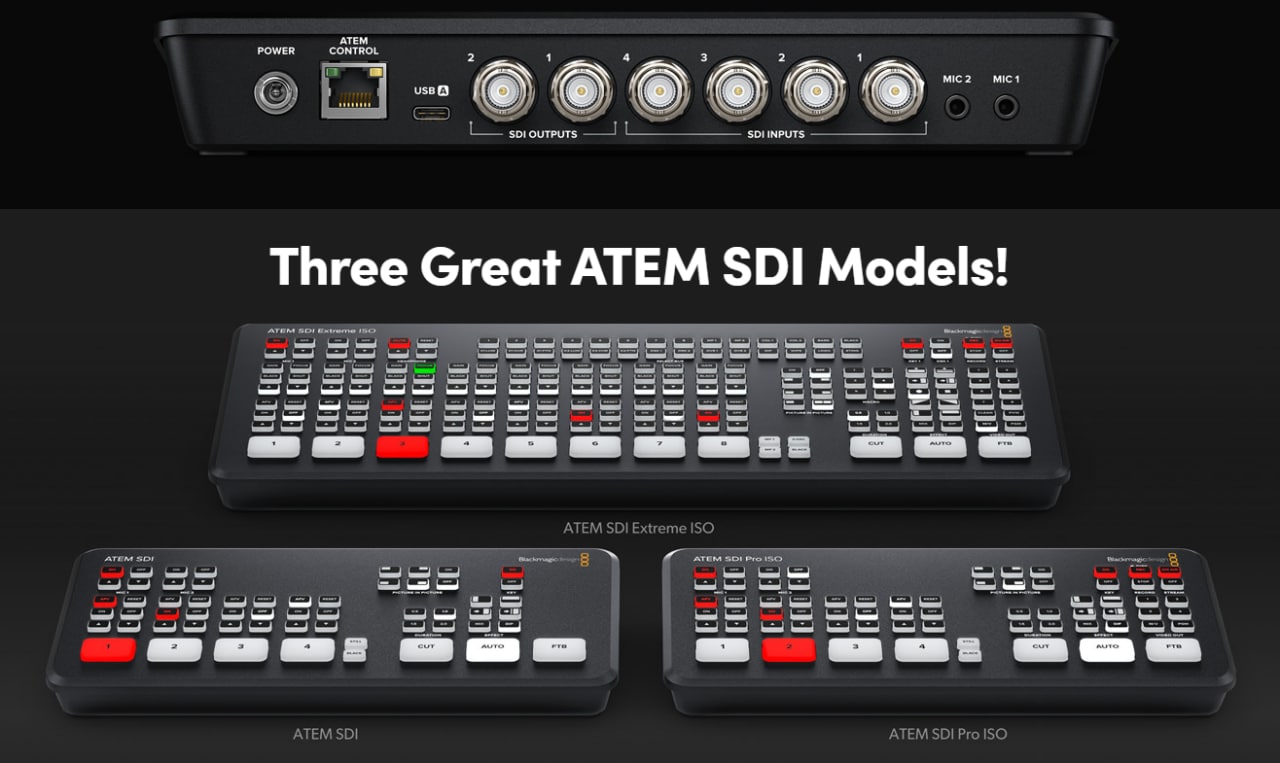 ATEM MINI SDI - 345 долларов за самый простой, 1,5К за расче