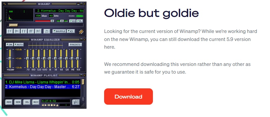 Внезапно Winamp решил вернуться на рынок, и зайти со стороны