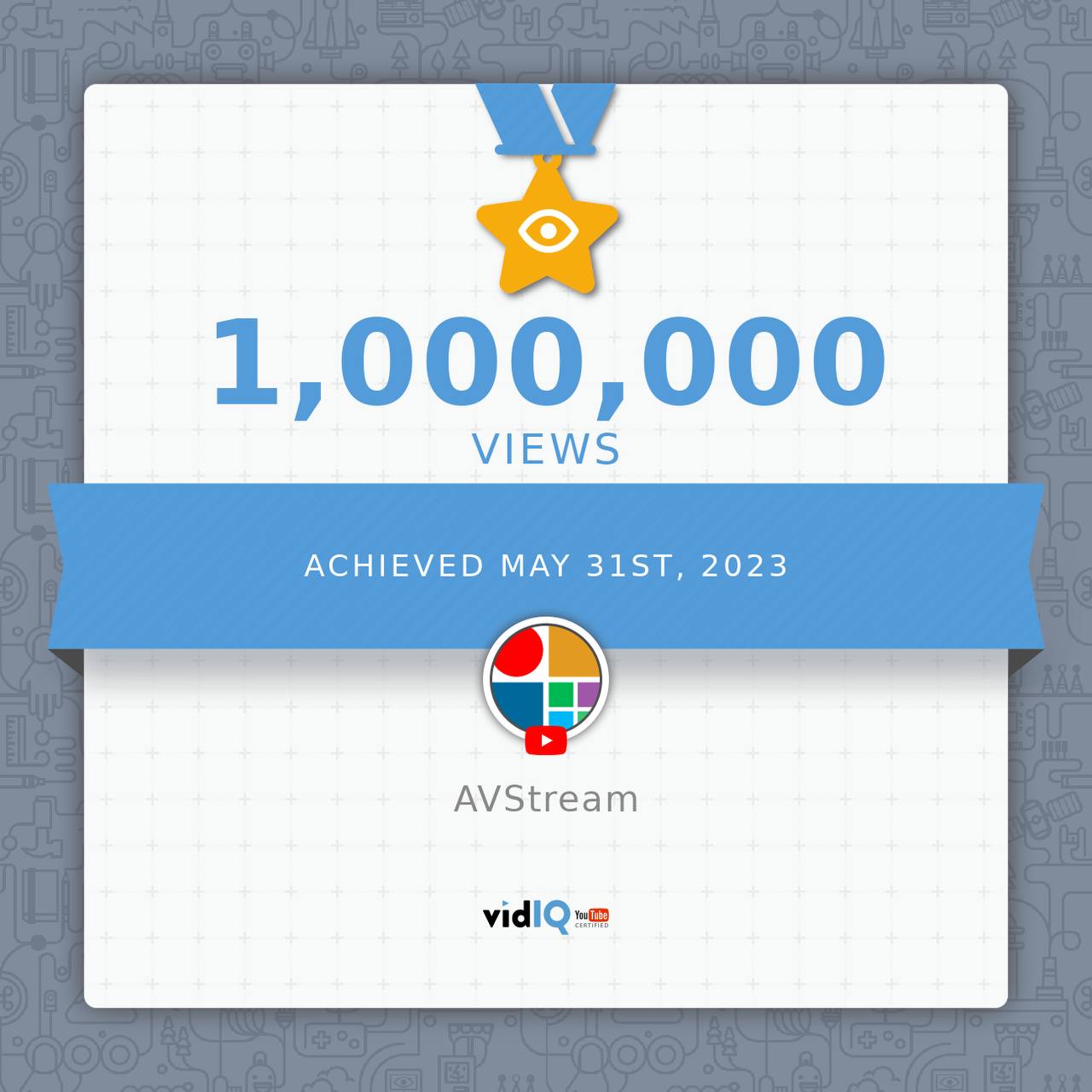 Спасибо вам за то, что смотрите мой ютубчик! Миллион просмот