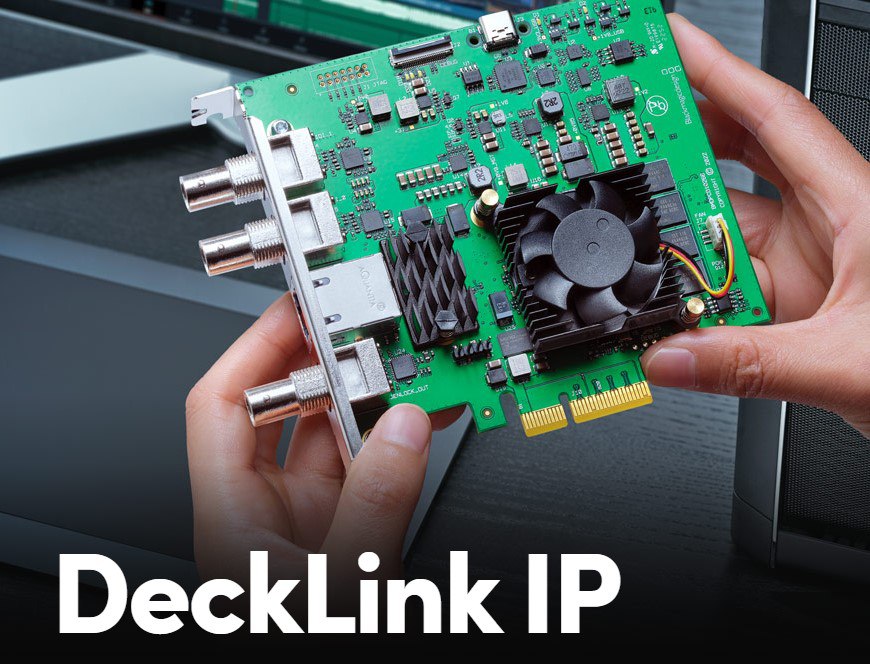 vMix и SMPTE 2110.  Плата Decklink IP SDI может забирать SMP