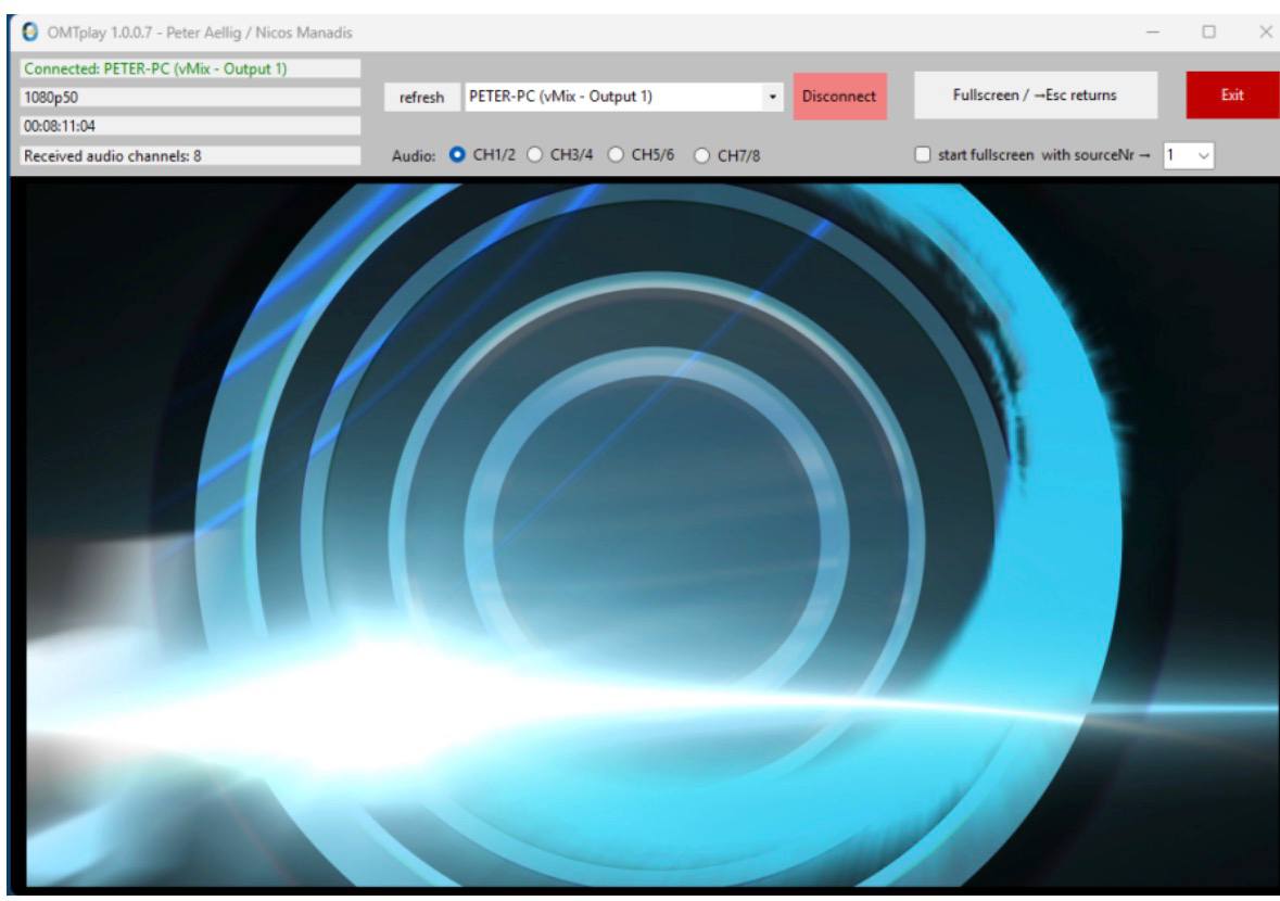 Первый пошел.  Плеер для ОМТ с выбором звуковой дорожки.   h